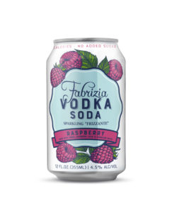 Fabrizia Raspberry Vodka Soda Single Can