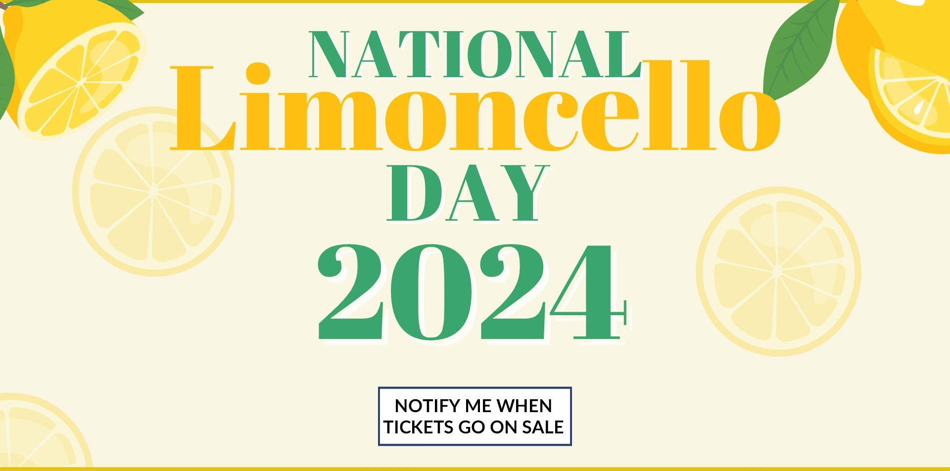 Limoncello Day 2024 Coming Soon Banner